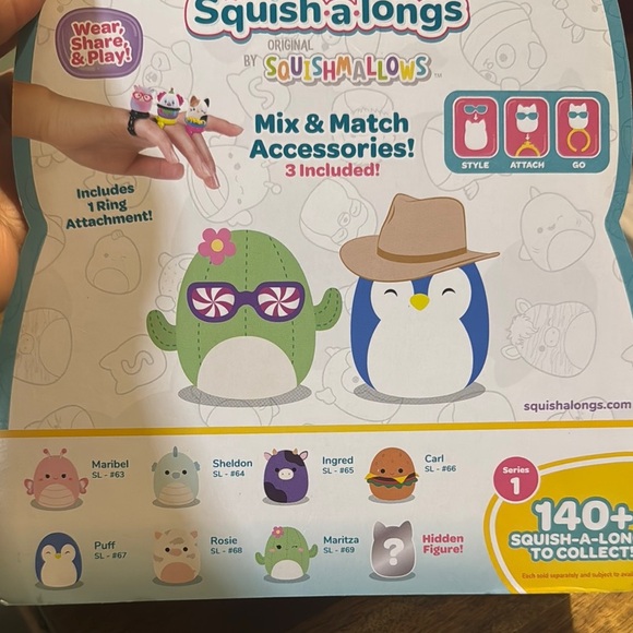 Squish-a-longs Series 1 Collectible Set - Picture 4 of 6
